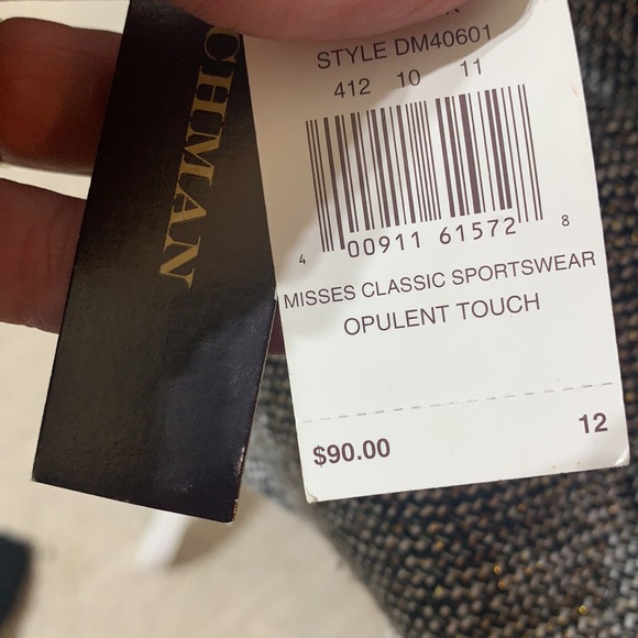 Jacket blazer tweed beaded NWT - Picture 5 of 11